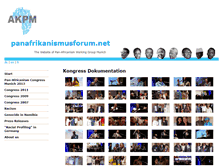 Tablet Screenshot of panafrikanismusforum.net